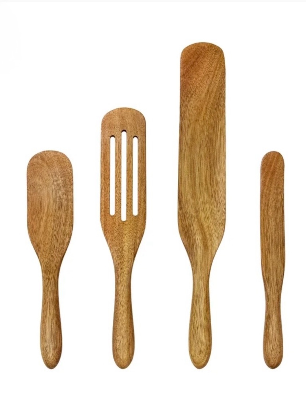 Mad Hungry 4-Piece Acacia Spurtle Set MSRP $40 As Seen on TV NIB - Picture 2 of 8